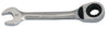 Combination Stubby Reversible Ratchet Wrench, Metric