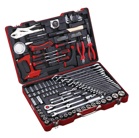 1/4", 1/2" Dr. 119 PC Socket & Tool Set, Inch
