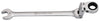 Combination Double Joint Spherical Ratchet Wrench, Metric
