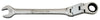 Combination Double Joint Spherical Ratchet Wrench, Metric