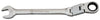 Combination Double Joint Spherical Ratchet Wrench, Metric