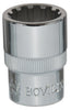 1/2" Dr Spherical Socket, Metric