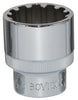 1/2" Dr Spherical Socket, Metric