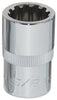 1/2" Dr Spherical Socket, Inch