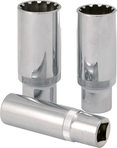 1/2" Dr. Spherical Deep Socket, Inch