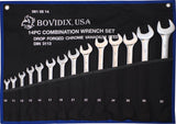 14 PC Combination Wrench Set, Metric