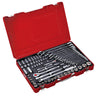 1/4", 1/2" Dr. 74 PC Socket & Wrench Set, Inch