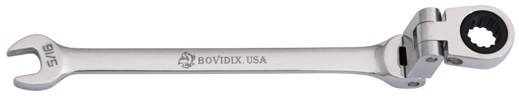 Combination Double Joint Spherical Ratchet Wrench, Inch – Bovidix